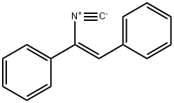 1,1'-[(Z)-1-Isocyano-1,2-ethenediyl]bisbenzene 结构式