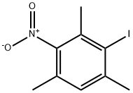 2-ヨード-1,3,5-トリメチル-4-ニトロベンゼン 化学構造式