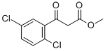 METHYL 2,5-DICHLOROBENZOYLACETATE Structure