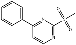2-甲砜基-4-苯基嘧啶 结构式