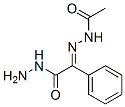 2-(acetylhydrazono)-2-phenylacetohydrazide Structure
