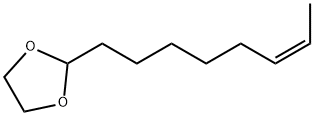 2-[(6Z)-6-Octenyl]-1,3-dioxolane Structure
