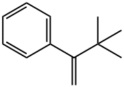 3,3-ジメチル-2-フェニル-1-ブテン 化学構造式