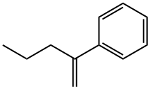 2-PHENYL-1-PENTENE Structure