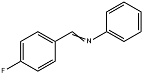 N-(4-FLUOROBENZYLIDENE)ANILINE Structure