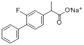 氟比洛芬钠, 56767-76-1, 结构式