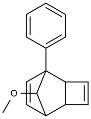 9-Methoxy-1-phenyltricyclo[4.2.1.02,5]nona-3,7-diene Structure