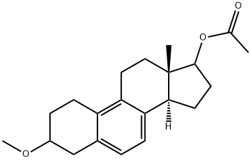 2,3,4,11,12,13,14,15,16,17-Decahydro-3-methoxy-13-methyl-1H-cyclopenta[a]phenanthren-17-ol acetate Structure