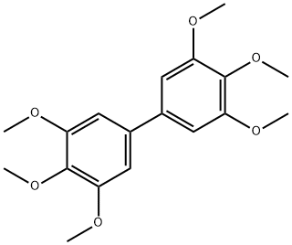 3,3',4,4',5,5'-Hexakismethoxy-1,1'-biphenyl Struktur