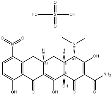 7-Nitrosancycline Monosulfate Struktur