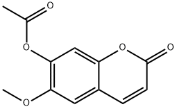 Scopoletin acetate Struktur