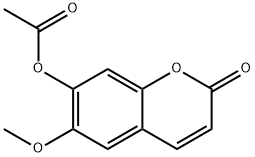 SCOPOLETIN ACETATE, 56795-51-8, 结构式