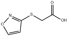 Acetic acid, (3-isoxazolylthio)- (9CI) Struktur