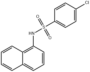4-氯-N-(1-萘基)苯磺酰胺, 56799-95-2, 结构式