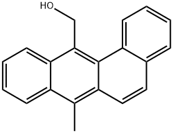 7-メチル-12-ヒドロキシメチルベンゾ[a]アントラセン 化学構造式