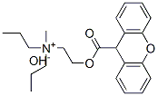 Methyldipropyl[2-[(9H-xanthen-9-ylcarbonyl)oxy]ethyl]ammoniumhydroxid