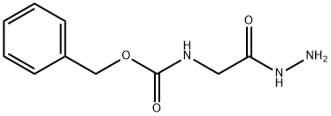 N-[(ベンジルオキシ)カルボニル]グリシンヒドラジド 化学構造式