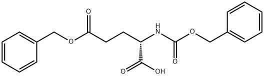 (S)-2-Benzyloxycarbonylamino-pentanedioic acid 5-benzyl ester Struktur