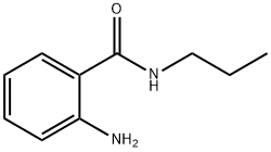 2-アミノ-N-プロピルベンズアミド 化学構造式