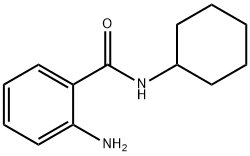 2-氨基-N-环己基-苯甲酰胺,56814-11-0,结构式