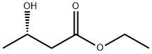 (S)-(+)-3-ヒドロキシ酪酸エチル 化学構造式