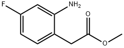 Methyl 2-(2-aMino-4-fluorophenyl)acetate Structure