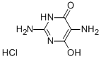 2,5-Diamino-4,6-dihydroxypyrimidine hydrochloride Struktur