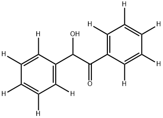 ベンゾイン-D10 化学構造式
