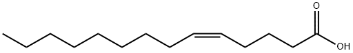 (5Z)-5-Tetradecenoic acid Struktur
