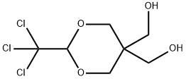 2-トリクロロメチル-1,3-ジオキサン-5,5-ジメタノール 化学構造式