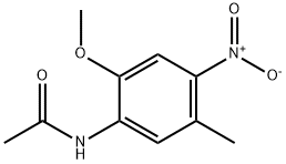2'-メトキシ-5'-メチル-4'-ニトロアセトアニリド 化学構造式