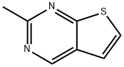 2-甲基噻吩并[2,3-D]嘧啶, 56844-01-0, 结构式