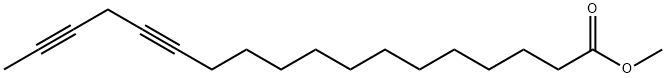 13,16-Octadecadiynoic acid methyl ester Struktur