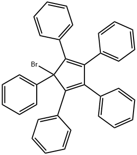 5-BROMO-1,2,3,4,5-PENTAPHENYL-1,3-CYCLOPENTADIENE Struktur