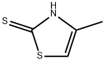 4-甲基噻唑-2(3H)-硫酮 结构式