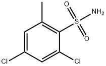 2,4-DICHLORO-6-METHYLBENZENE SULPHONAMIDE Structure
