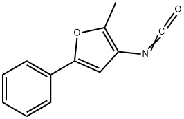 2-METHYL-5-PHENYL-3-FURYL ISOCYANATE Struktur