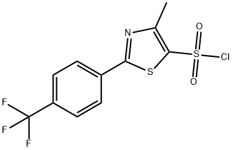 4-METHYL-2-[4-(TRIFLUOROMETHYL)PHENYL]-1,3-THIAZOLE-5-SULFONYL CHLORIDE|4-METHYL-2-[4-(TRIFLUOROMETHYL)PHENYL]-1,3-THIAZOLE-5-SULFONYL CHLORIDE