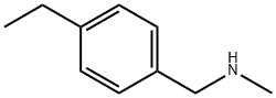 (4-エチルベンジル)メチルアミン 化学構造式