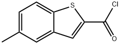 5-メチル-1-ベンゾチオフェン-2-カルボニルクロリド 化学構造式