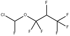 1,1,2,3,3,3-HEXAFLUOROPROPYL CHLOROFLUOROMETHYL ETHER,56860-86-7,结构式