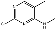 2-chloro-N,5-dimethyl-pyrimidin-4-amine Struktur