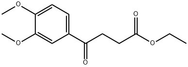 ETHYL 4-(3,4-DIMETHOXYPHENYL)-4-OXOBUTYRATE Structure