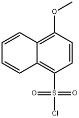 4-メトキシ-1-ナフタレンスルホニルクロリド 化学構造式
