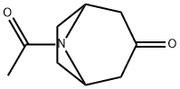 8-ACETYL-8-AZA-BICYCLO[3.2.1]OCTAN-3-ONE 结构式