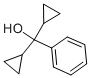 α,α-ジシクロプロピルベンゼンメタノール 化学構造式