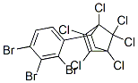 1,2,3,4,7,7-hexachloro-5-(tribromophenyl)bicyclo[2.2.1]hept-2-ene Structure