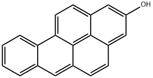 2-hydroxybenzo(a)pyrene Struktur