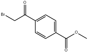 4-(2-溴乙酰基)苯甲酸甲酯, 56893-25-5, 结构式