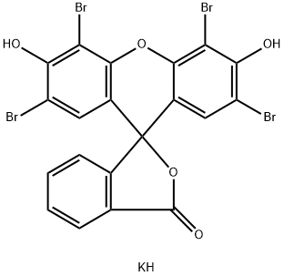 テトラブロモフルオレセインカリウム 化学構造式